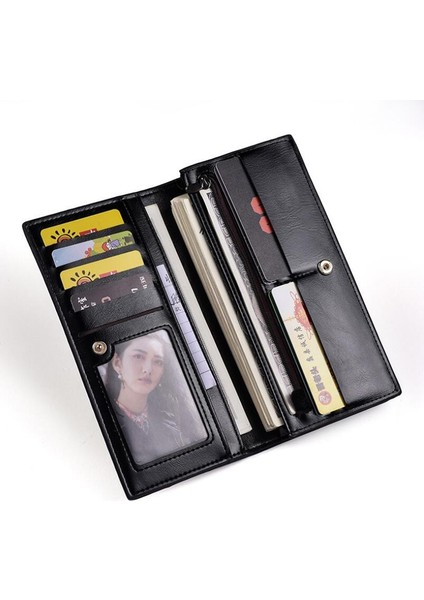 Moda Uzun Bölüm Cüzdan Erkekler Için Ünlü Marka Para Çantası Yüksek Kapasiteli Kımlık Cüzdan Çanta Fermuar Debriyaj Cep Telefonu Çanta Debriyaj Yurt Dışından fiyatları