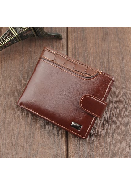 Erkek Cüzdan Kısa Iş Tokası Yeni Cüzdan Yumuşak Deri Çok Fonksiyonlu Deri Ehliyet Sınır Ötesi Bir Yurt Dışından indirimleri