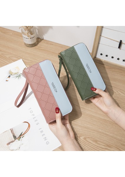 Pu Hit Renk Kadın Cüzdan Moda Uzun Fermuar Cüzdan Kadınlar Için 2022 Lüks Dikiş Püskül Debriyaj Trend Tüm Maç Kart Sahibinin Yurt Dışından modelleri