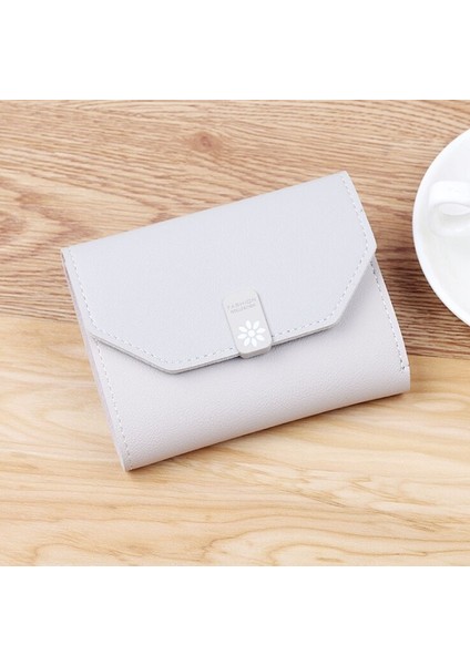 2022 Yeni Kadın Cüzdan Baskılı Papatya Kadın Fermuarlı Deri Pu Mini Anahtarlık Bayanlar Küçük Kart Tutucu Kızlar Bozuk Para Cüzdanı Yurt Dışından indirimleri