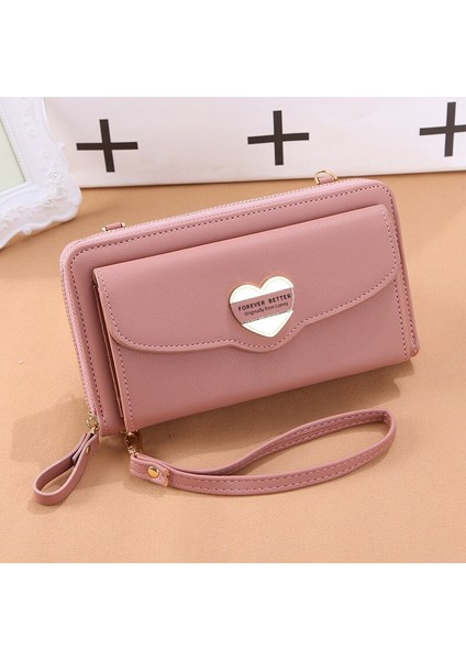 Kore Moda Kadın Crossbody Cüzdan Omuz Askısı ile Uzun Kadın Büyük Kapasiteli Debriyaj Çanta Para Çantası Bayan Bozuk Para Cüzdanı Yurt Dışından fiyatları