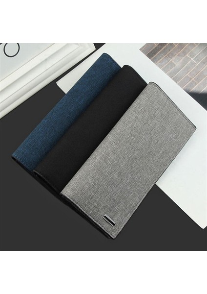 2022 Moda Erkek Uzun Cüzdan Tuval Çanta Eğlence Taşınabilir Çok Fonksiyonlu Kimlik Kartı Tutucu Para Bozuk Para Klipsi Lüks Cüzdan Yurt Dışından fırsatları