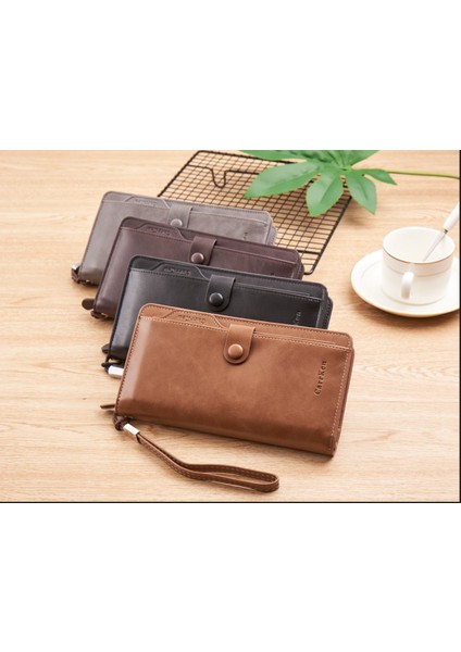 Cüzdan Fabrikası 2020 Yeni Avrupa ve Amerikan Tarzı Debriyaj Çantalar Erkek Iş Uzun Çok Fonksiyonlu Cüzdan Cep Telefonu Çantası Yurt Dışından fiyatları