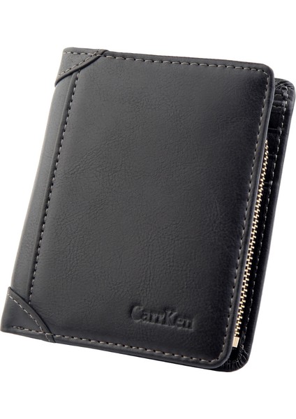 Erkek Cüzdanı Kısa Retro Buzlu Kartlıklı Cüzdan Cüzdan Erkek Çoklu Kart Fermuarlı Çanta Üreticileri Fabrika Satışları Yurt Dışından indirimleri