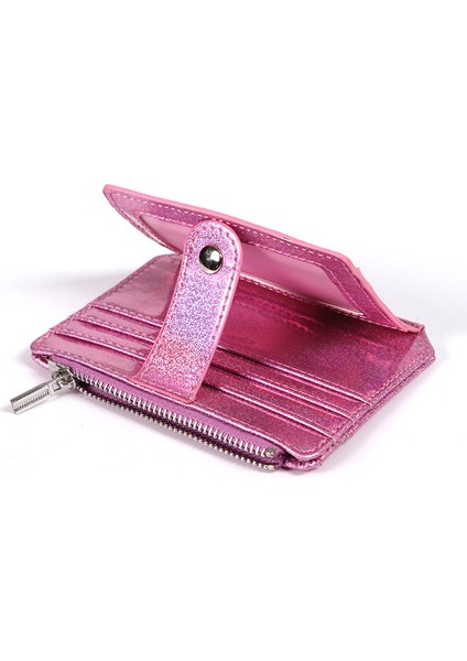 Glitter Şeffaf Çanta Moda Kımlık Kartı Tutucu Cüzdan Fotoğraf Klasörü Mini Lazer Çanta Kadın Debriyaj Cüzdan Yurt Dışından fiyatları