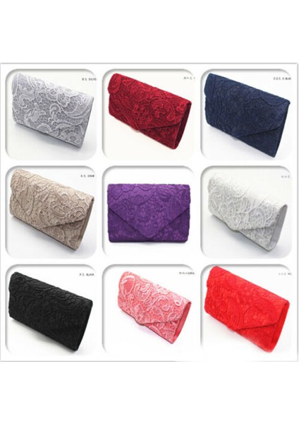 2019 Moda Yüksek Kalite Kadın Bayan Zarif Parti Balo Gelin Düğün Akşam Debriyaj Dantel Çanta Çanta Omuzdan Askili Çanta Yurt Dışından fiyatları