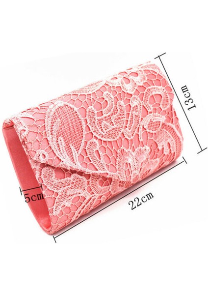 2019 Moda Yüksek Kalite Kadın Bayan Zarif Parti Balo Gelin Düğün Akşam Debriyaj Dantel Çanta Çanta Omuzdan Askili Çanta Yurt Dışından indirimleri