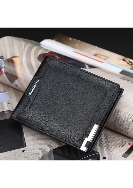 Yeni Kısa Erkek Cüzdan Demir Kenar Açık Gençlik Cüzdan Kore Versiyonu Eğlence Çoklu Kart Erkekler Için Ehliyet Çantası Yurt Dışından fiyatları