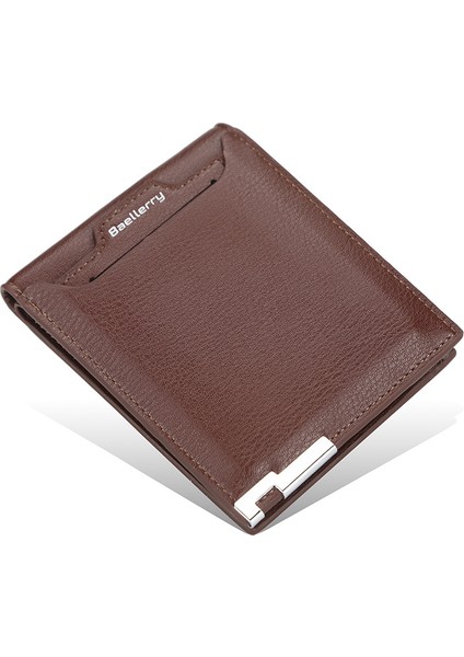 Yeni Kısa Erkek Cüzdan Demir Kenar Açık Gençlik Cüzdan Kore Versiyonu Eğlence Çoklu Kart Erkekler Için Ehliyet Çantası Yurt Dışından modelleri