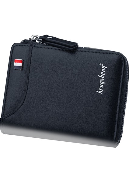 Erkek Cüzdanı Cüzdan Cüzdan Retro Kısa Cüzdan Erkek Moda Fermuarı Gevşek Yaprak Dolar Klipsi Bir Parça Saç Yurt Dışından indirimleri