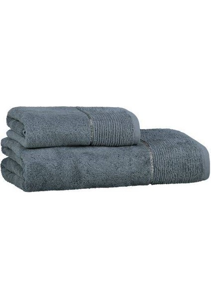 New Soho Antrasit %100 Pamuk Havlu 90*150 cm