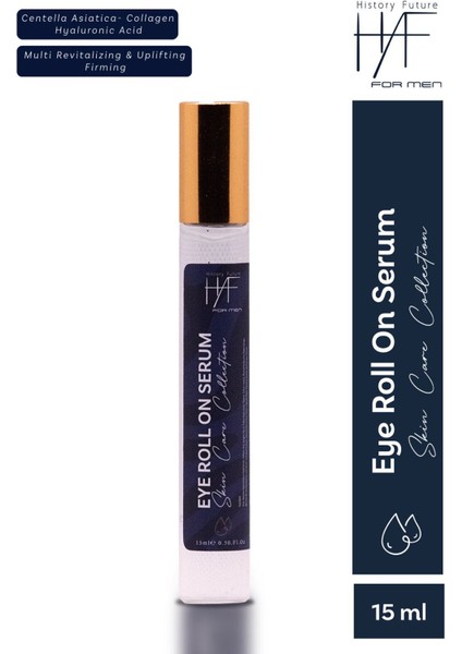 Erkeklere Özel Göz Roll-on Serum Kırışıklık Şişlik Ve Koyu Halkalara Karşı Etkili Hızlı Emilim 15ml