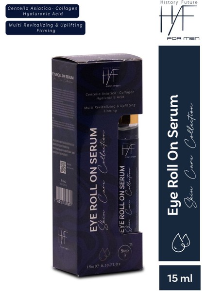 Erkeklere Özel Göz Roll-on Serum Kırışıklık Şişlik Ve Koyu Halkalara Karşı Etkili Hızlı Emilim 15ml