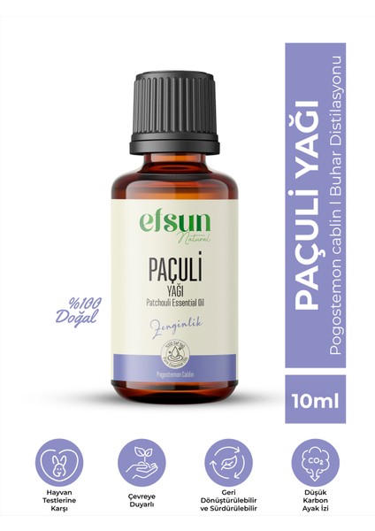 Paçuli Uçucu Yağı %100 Doğal Saf 10 ml
