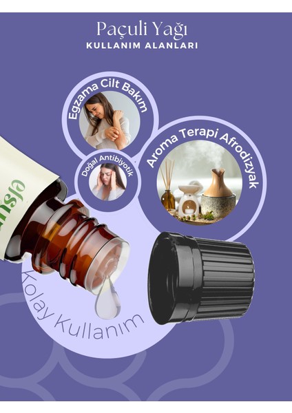 Paçuli Uçucu Yağı %100 Doğal Saf 10 ml