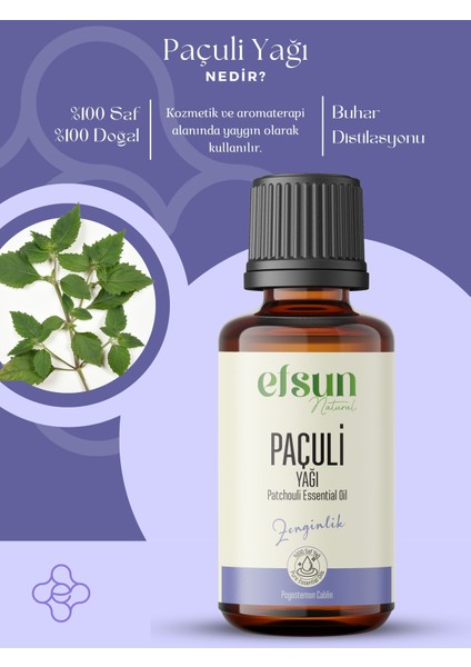 Paçuli Uçucu Yağı %100 Doğal Saf 10 ml