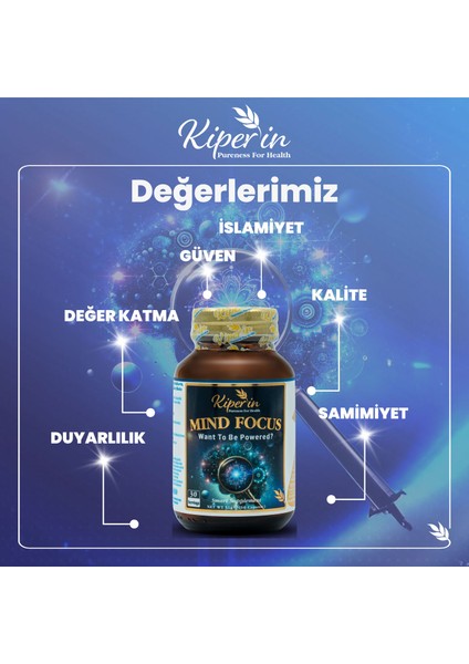 Mind Focus Aslan Yelesi Mantarı, Sitikolin, Rhodiola, L-Theanin .. (1440MG) | Akıllı Gıda Takviyesi