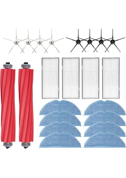 S7 S70 S75 S7MAX S7 Maxv Ultra T7S Artı S7 Pro Ultra Aksesuarları Hepa Filtre Mops Robotlu Süpürge (Yurt Dışından)