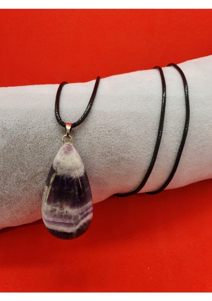 Sertifikalı Ametist Taşı Kolye Doğal Taş