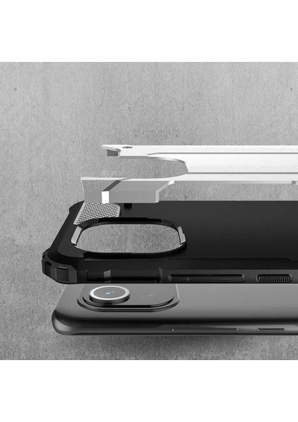 Xiaomi Mi 11 Kılıf Zore Crash Silikon Kapak-Gold