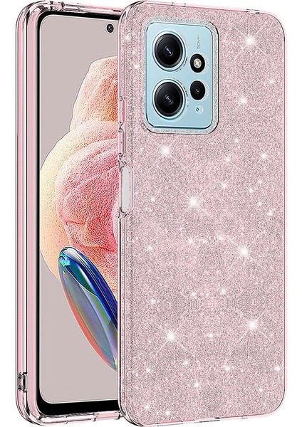 Xiaomi Redmi Note 12 4g Kılıf Zore Shining Silikon-Pembe