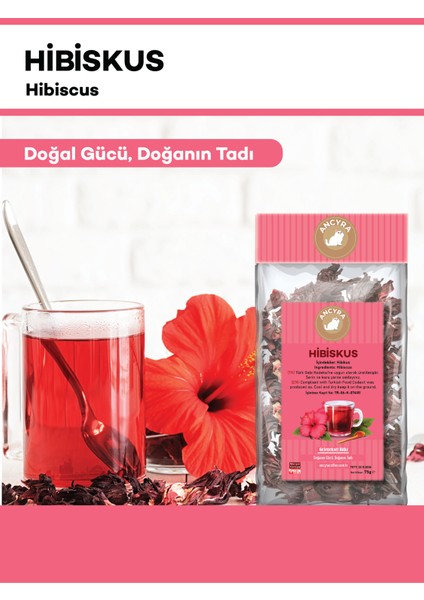 Hibiskus Çayı Hibiscus Tea 75 gr