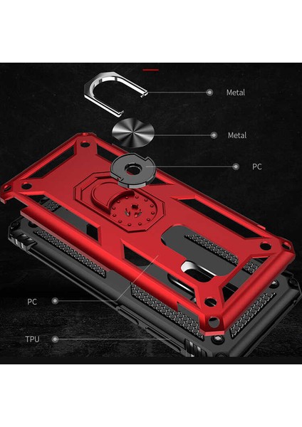 Galaxy S9 Plus Kılıf Zore Vega Kapak-Gri
