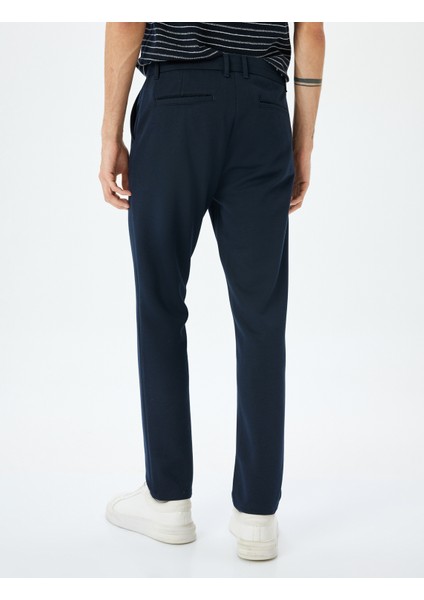 Slim Fit Normal Bel Viskon Karışımlı Chino Pantolon fırsatları