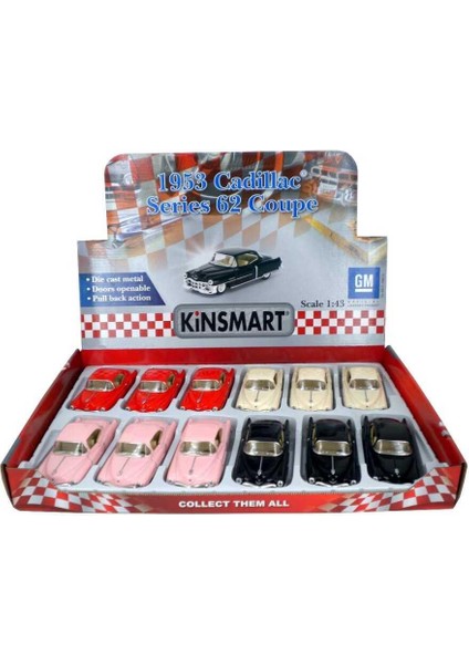 1953 Cadillac Series 62 Coupe 1/43 Model Araba