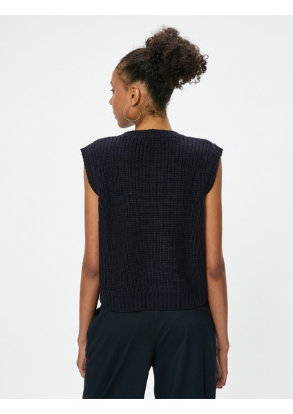 Kolsuz Süveter Örgü Dokulu Bisiklet Yaka fırsatları