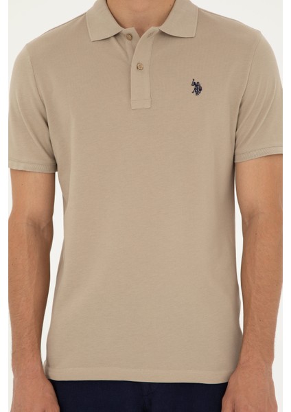 Erkek Açık Haki Tişört Basic 50279573-VR183