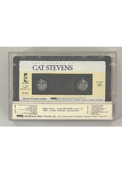 Cat Stevens – The Very Best Of Cat Stevens Kaset (Orjinal Dönem Kağıt Baskı)