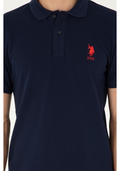 Erkek Lacivert Tişört Basic 50284633-VR033