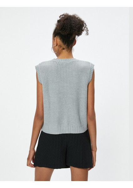 Kolsuz Süveter Örgü Dokulu Bisiklet Yaka fırsatları