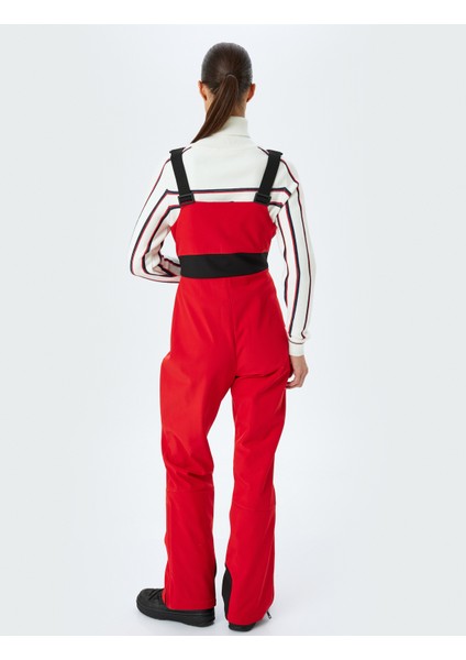 Içi Polarlı Su Geçirmez Önden Fermuarlı Kayak Tulumu indirimleri