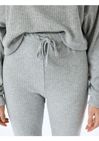 Viskon Karışımlı Beli Bağlamalı Ispanyol Paça Pijama Altı indirimleri