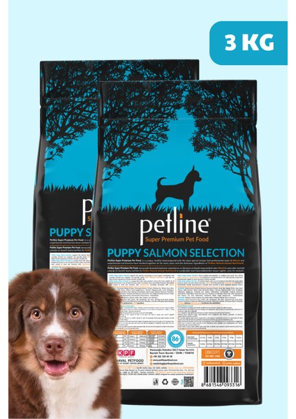 Somonlu Yavru Köpek Maması 6kg (2 x 3kg) - Pretty