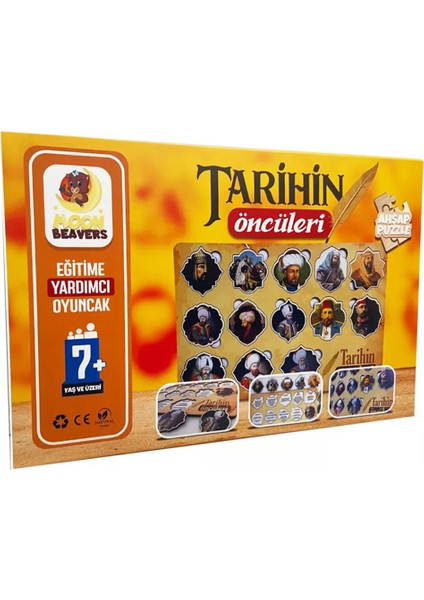 Tarihin Öncüleri Ahşap Puzzle (16X20 Cm.)