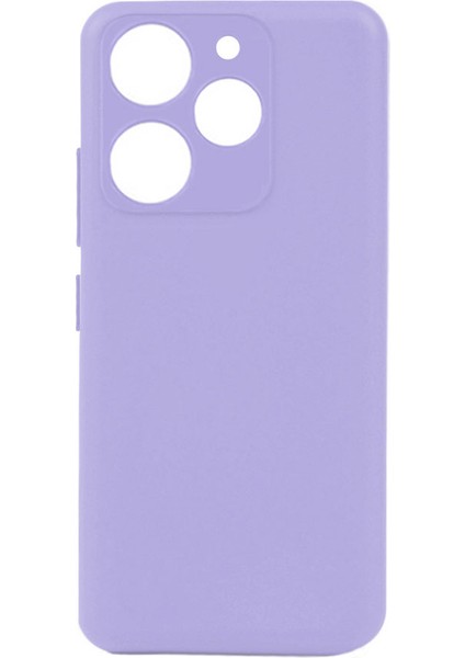 Tecno Spark 10 Pro Kılıf Zore Biye Silikon-Lila