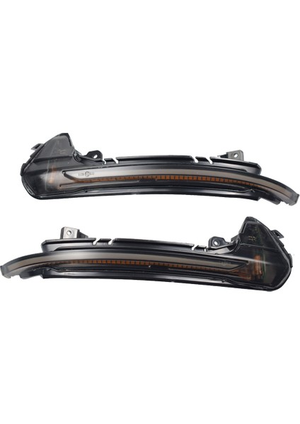 Araba LED Dinamik Dönüş Sinyal Işığı Dikiz Yan Ayna Işık Göstergesi Ile Uyumlu-A6 Rs6 4g C7 7.5 2012-2018 Mavi-Sarı (Yurt Dışından)