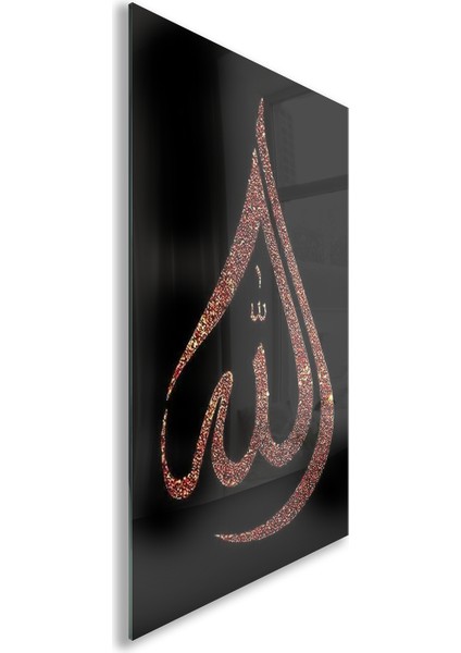 Islami Cam Tablo - Dini Motif - Yatay Motif 13-053