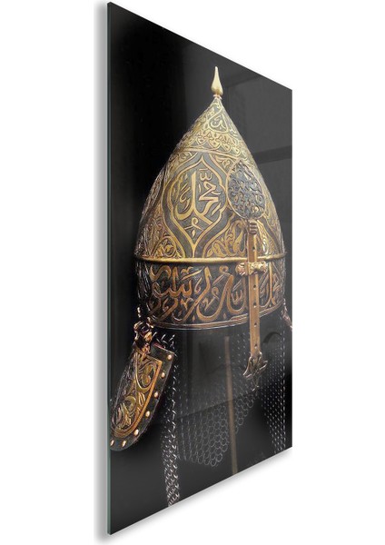 Modern Osmanlı Cam Tablo - Yatay Motif 01-010