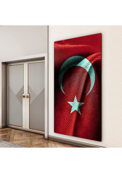 Türk Bayrağı Cam Tablo - Yatay Motif 01-013 indirimleri