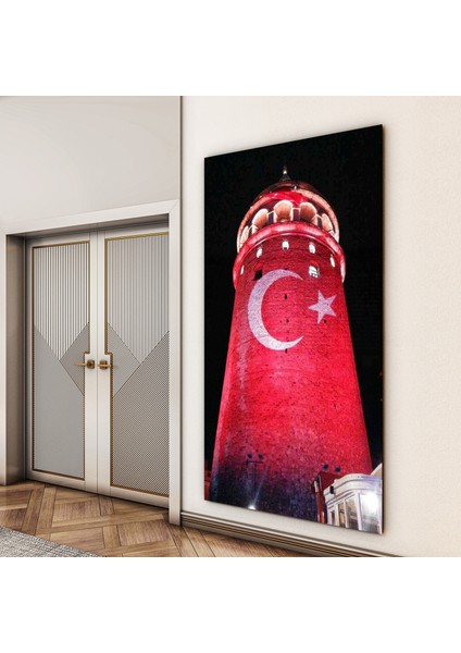 Türk Bayrağı Cam Tablo - Yatay Motif 01-021 indirimleri