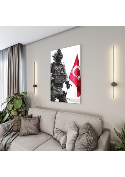 Asker - Polis Cam Tablo - Dikey Motif 02-008