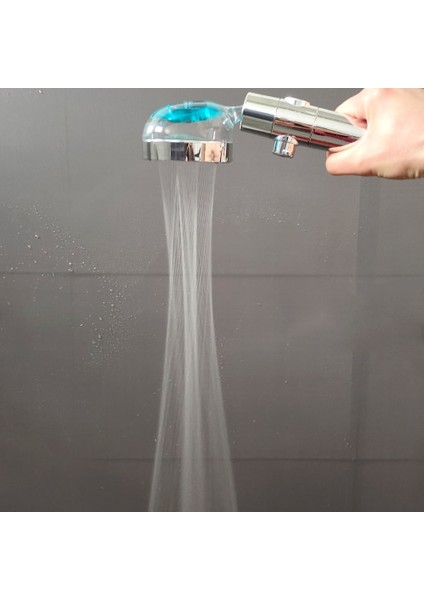 Mavi Fanlı Duş Tarzı Zloog Duş Başlığı Su Tasarrufu Akış 360 Derece Dönen Küçük Fan Filtresi Yüksek Basınçlı Sprey Banyo Aksesuarları (Yurt Dışından)