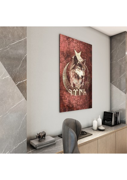Türk Bayrağı Cam Tablo - Yatay Motif 01-009 fiyatları