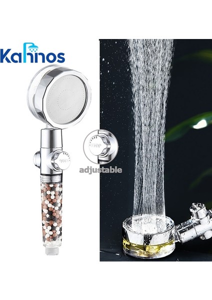 Altın Tarzı Pervane Duş Başlığı Yüksek Basınç Seti 360 Döndür Altın Fan Turboşarj Saf Yağış Helix Eco Duş Tasarruflu Su Duşu (Yurt Dışından) modelleri