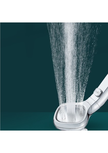 Sarı Stil Yüksek Basınçlı Su Tasarruflu Duş Başlığı El Duş Spa Ayarlanabilir 4 Fonksiyonlu Yüksek Basınçlı Duş Başlığı Banyo Aksesuarları (Yurt Dışından)