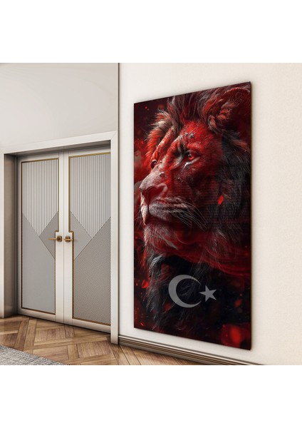 Türk Bayrağı Cam Tablo - Yatay Motif 01-006 indirimleri
